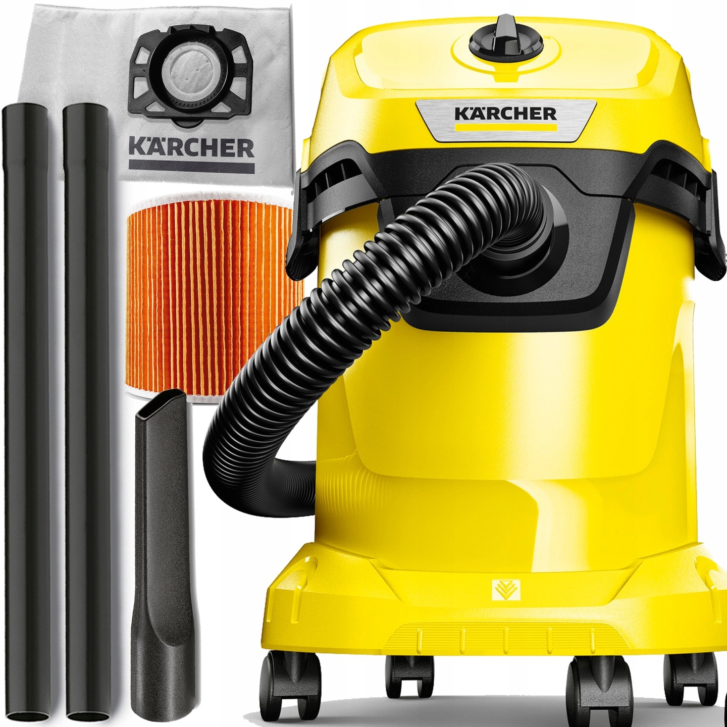 Vysavač Karcher Wd 3 Univerzální 1000 W Suchý Mokrý