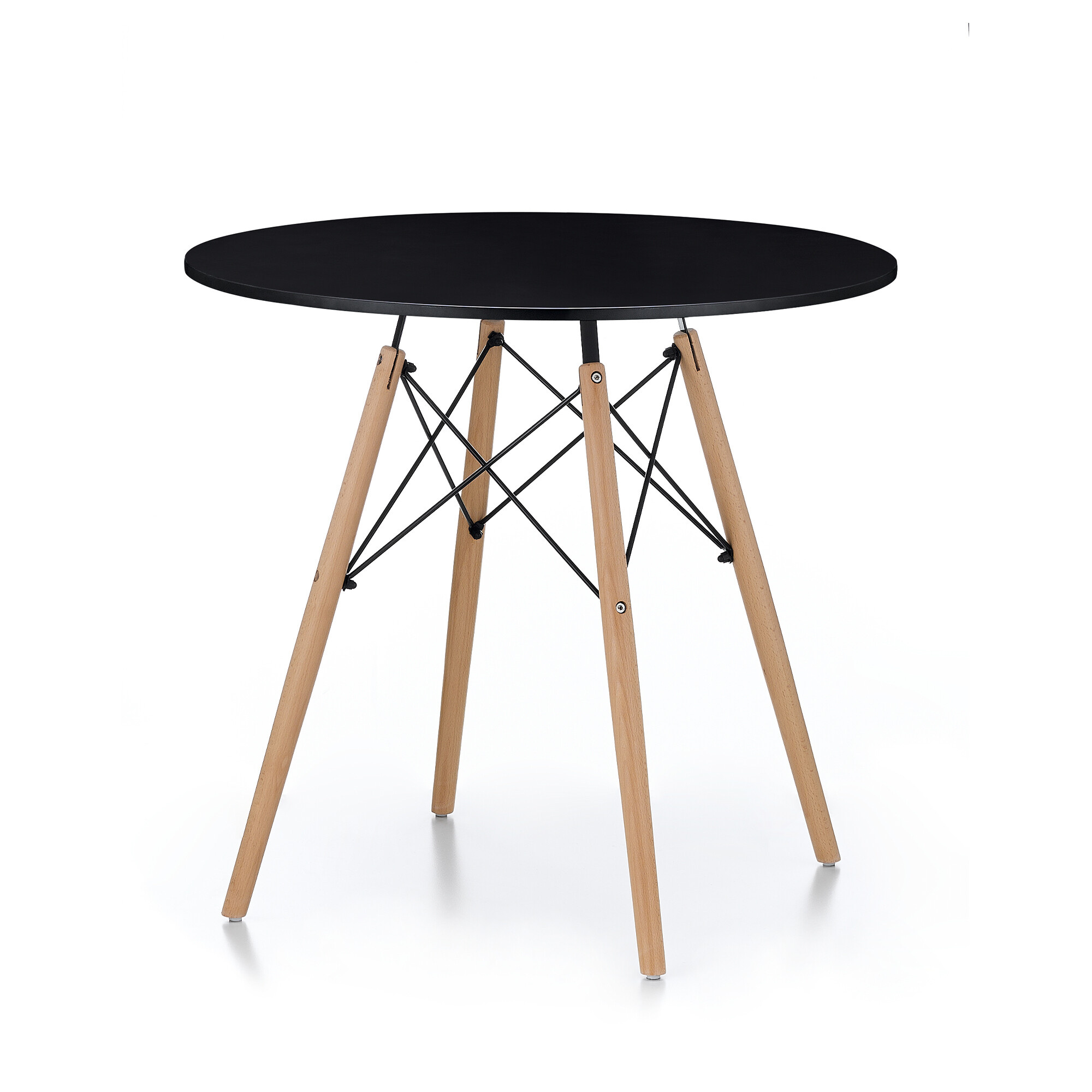 Aga Jídelní stůl 80 cm Černý