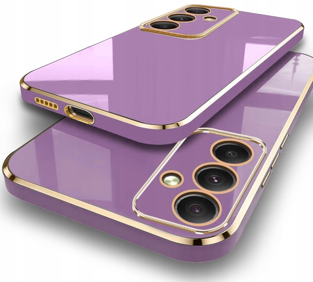 Etui Glamour Gold Case do Samsung Galaxy A56 A36 A37 5G +szkło Hart.
