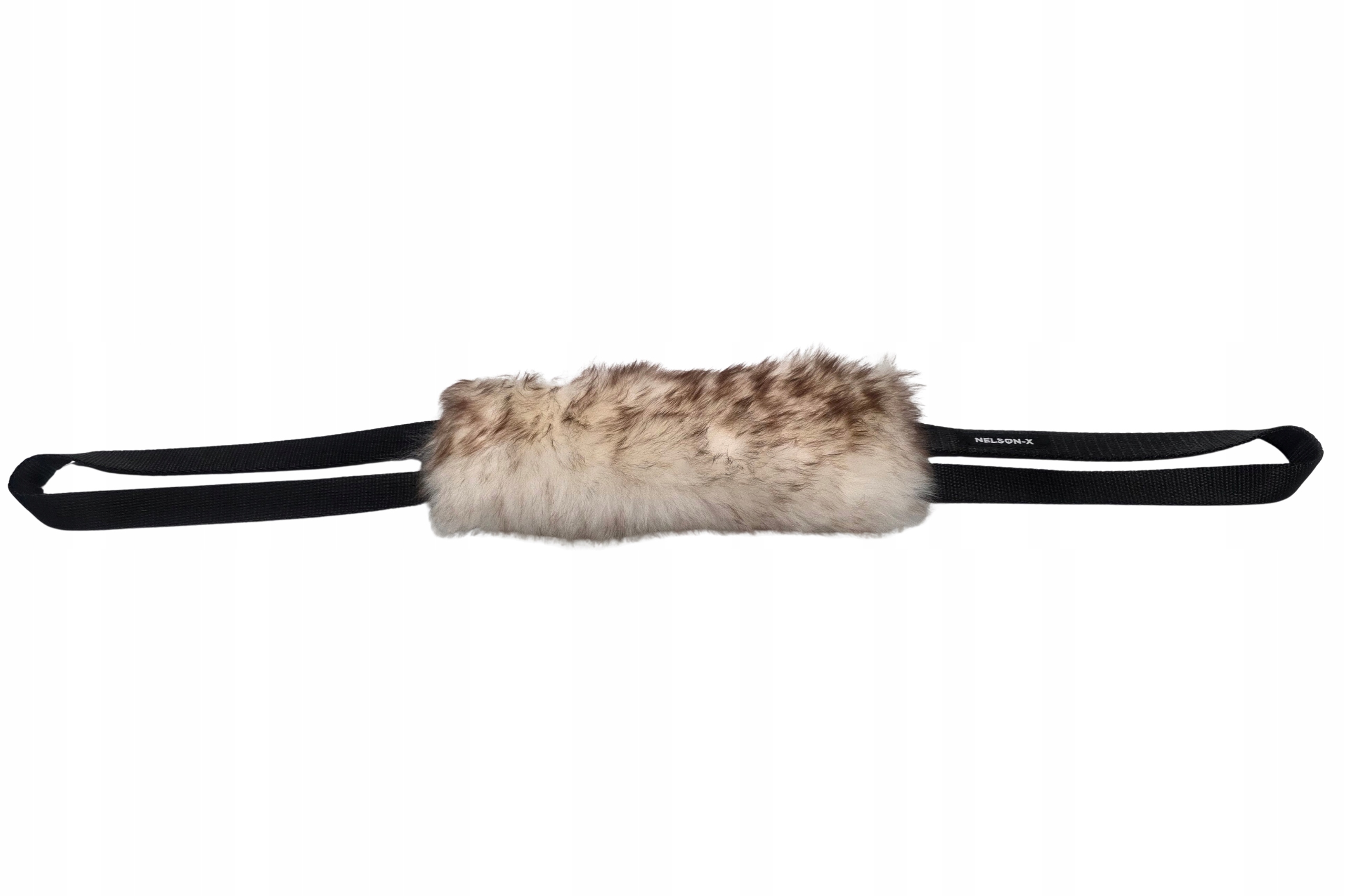 Levně Přetahovadlo Kousátko z ovčí vlny Nelson-x se dvěma rukojeťmi polský výrobce