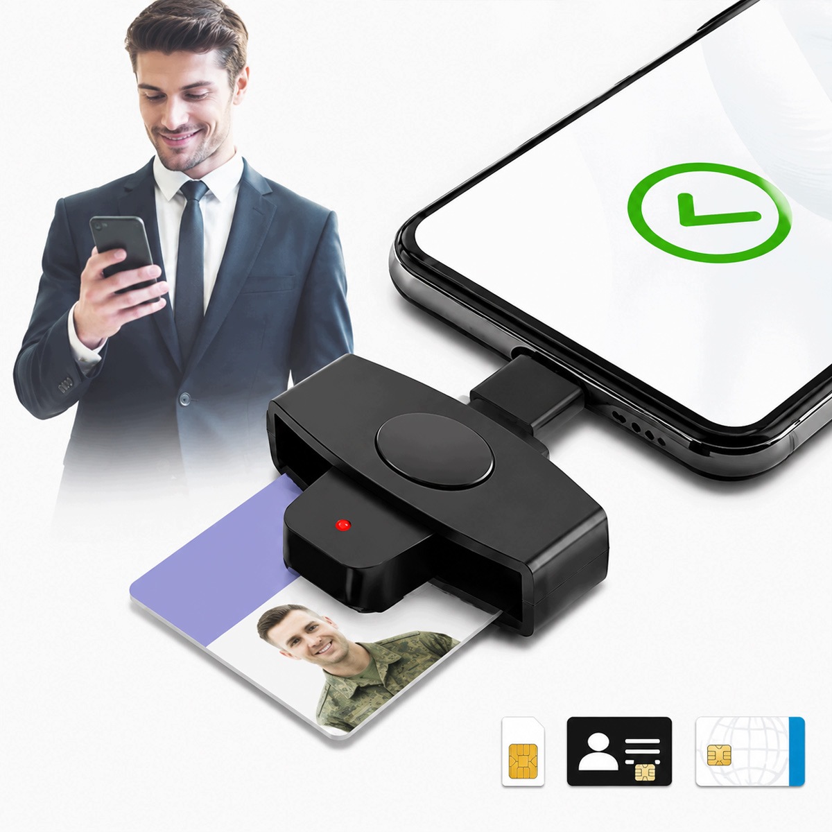 Czytnik Kart Kierowców| Tachografu|tacho| Kierowcy|usb-c Program