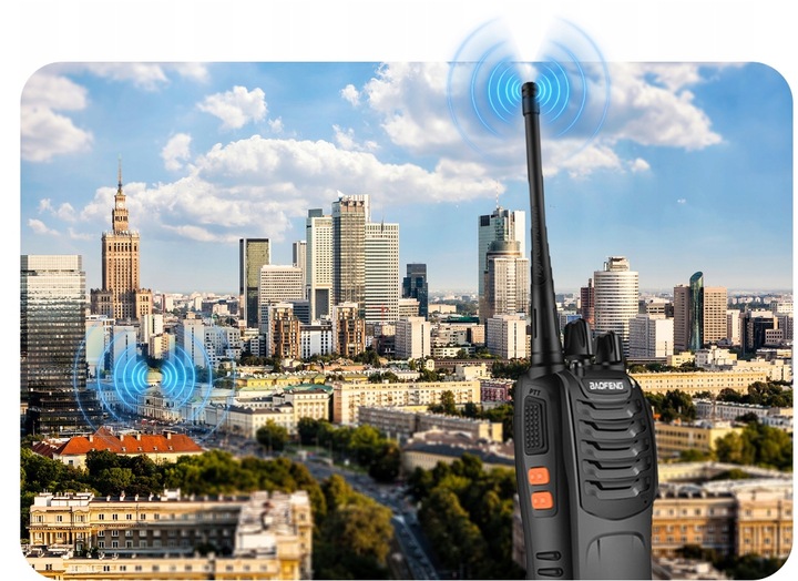 4X WALKIE TALKE KRÓTKOFALÓWKI BAOFENG 888S DUŻY ZASIĘG ZESTAW Model BF-888S