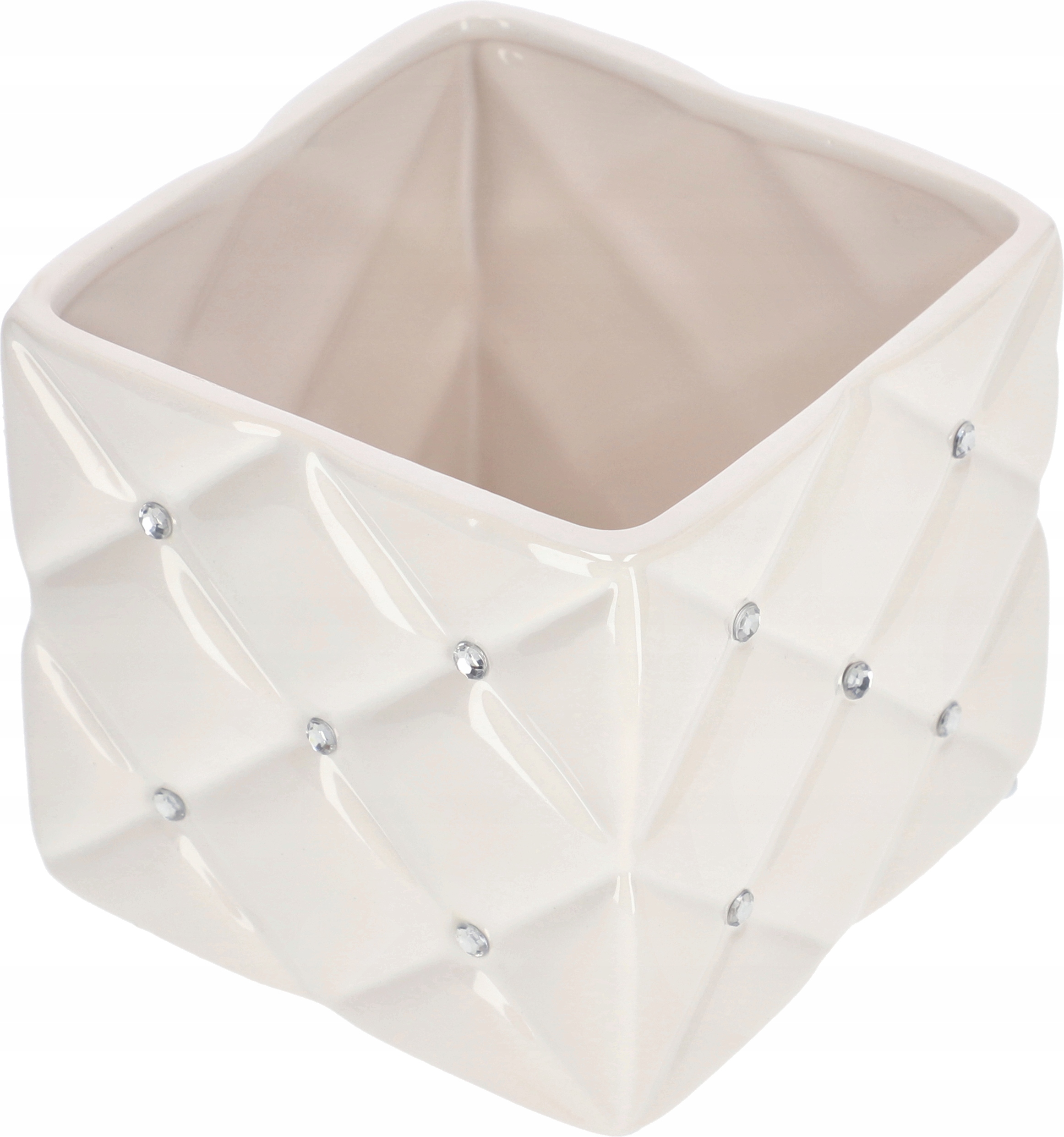 DONICZKA DONICA OSŁONKA GLAMOUR CERAMICZNA BIAŁA Rodzaj doniczka