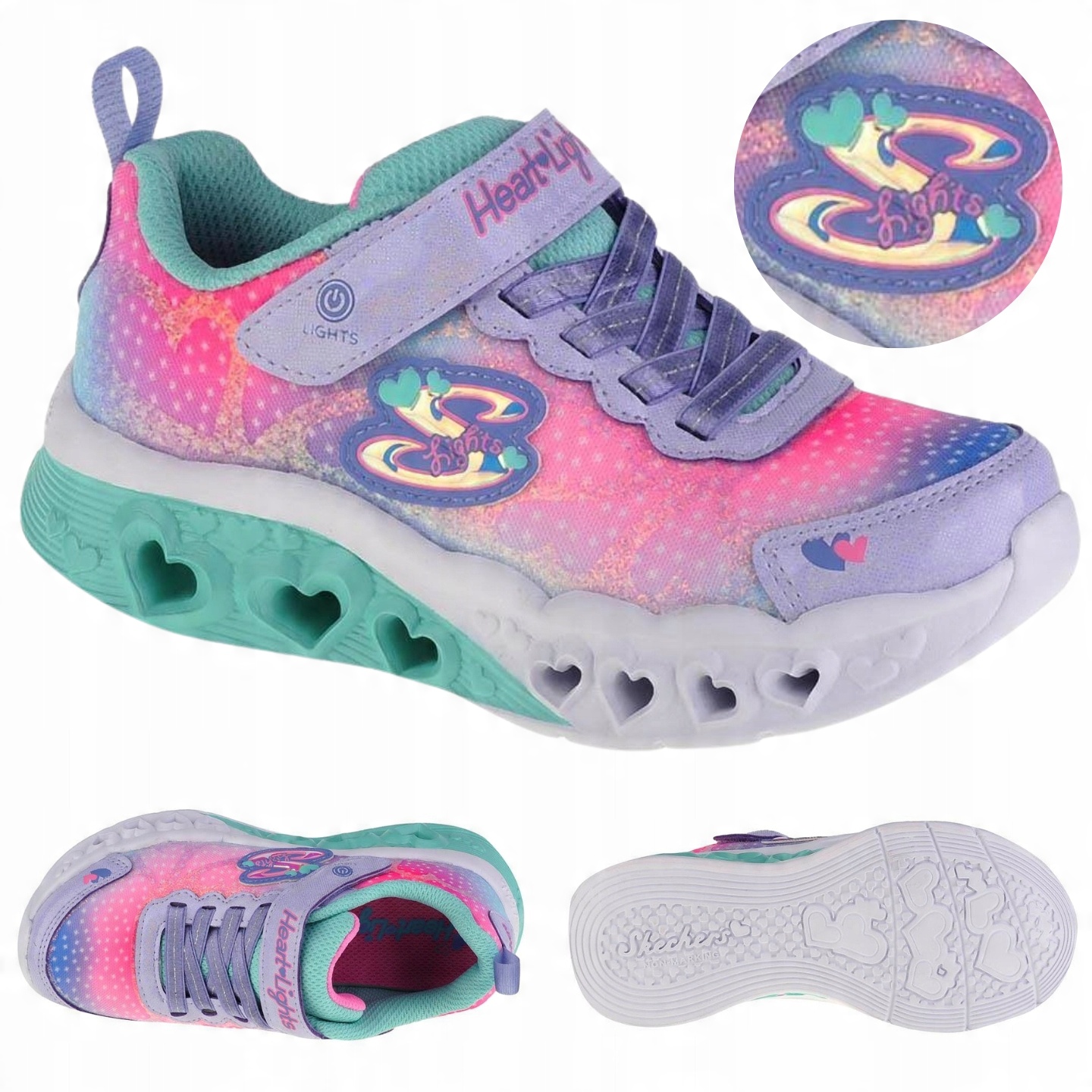 

Skechers buty dla dziewczynki Świecące Led