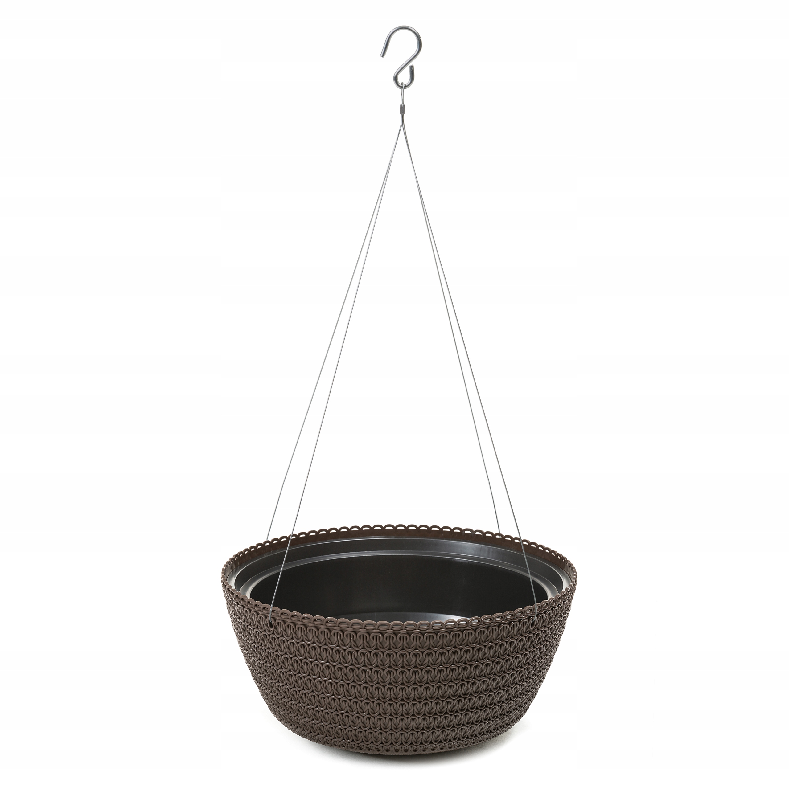 

Doniczka misa wisząca jersey mokka 30cm