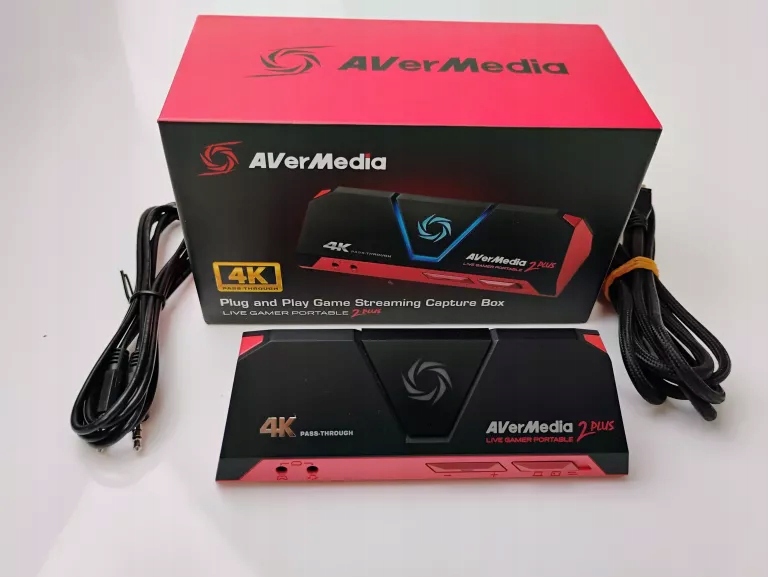 VIDEO GRABBER AVERMEDIA LIVE GAMER PORTABLE 2 PLUS USB 2.0 4K 3840×2160