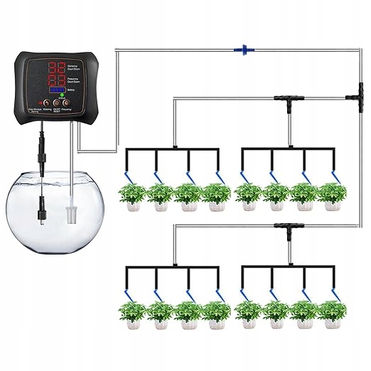 Automatické zavlažování rostlin 16 květináčů solární časovač Usb