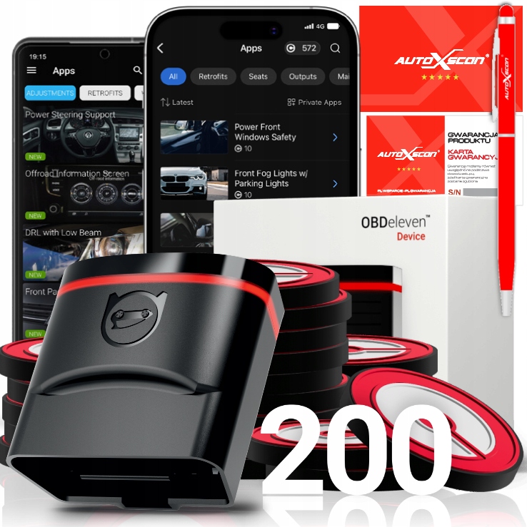 Rozhraní Vag OBDeleven +200 kreditů Next Generation Bt Polský Prodejce