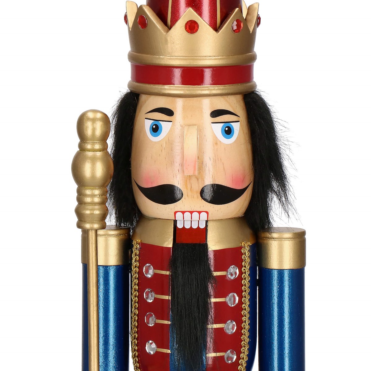 DZIADEK DO ORZECHÓW DREWNIANY FIGURKA ŚWIĄTECZNA PREMIUM 90cm XXL Motyw inny