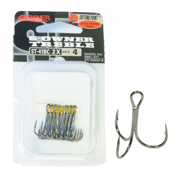 nr 4 MOCNE KOTWICE OWNER ST41BC 8szt CZARNE