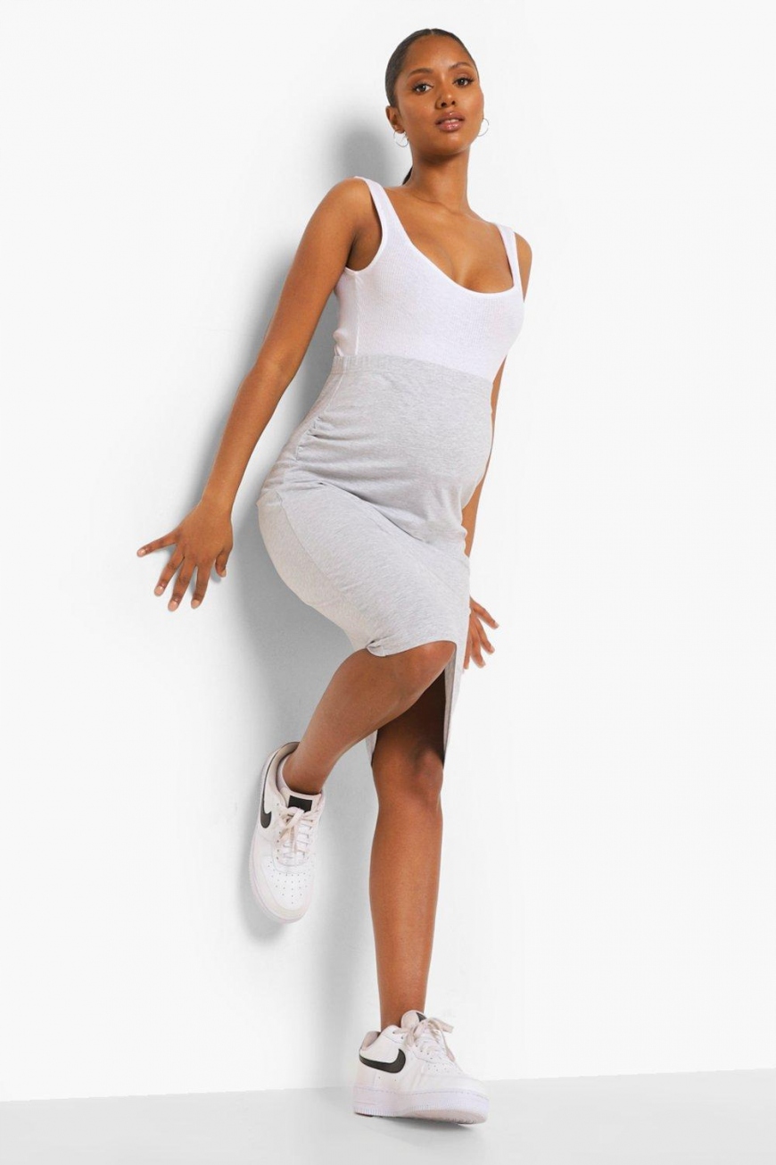 BOOHOO MATERNITY 2 PACK SPÓDNICA MIDI I MAXI L Marka Boohoo