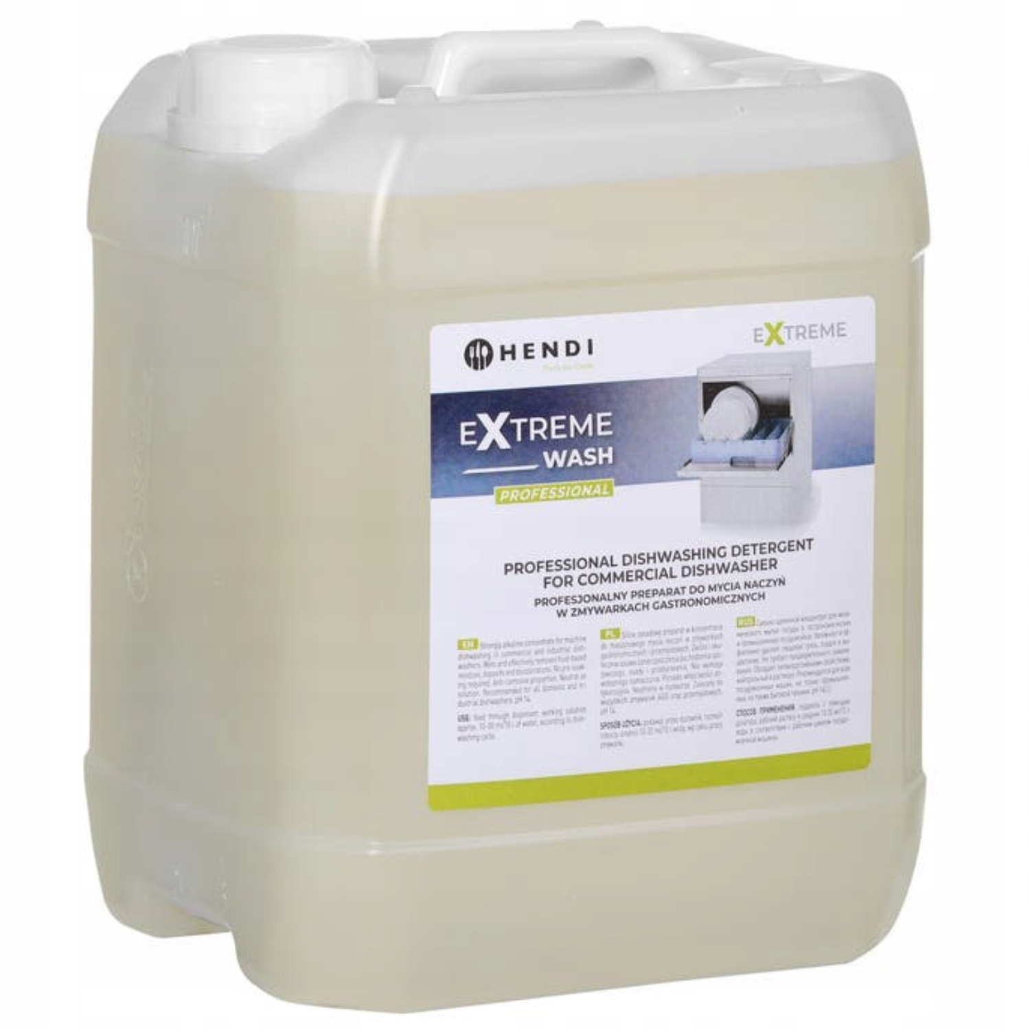 Płyn do zmywarek gastronomicznych Profesjonalny Extreme Wash Hendi 10L