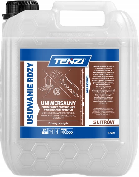 Levně Tenzi Odrezovač Prostředek proti rzi Přípravek na odstranění rzi skvrn 5L