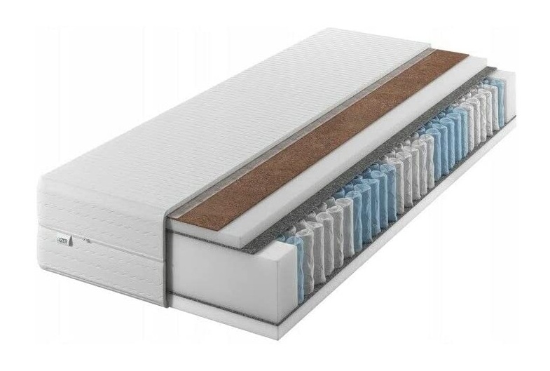 Materac 100x200 dwustronny H3 i H4 Kokos materac kieszeniowy twardy