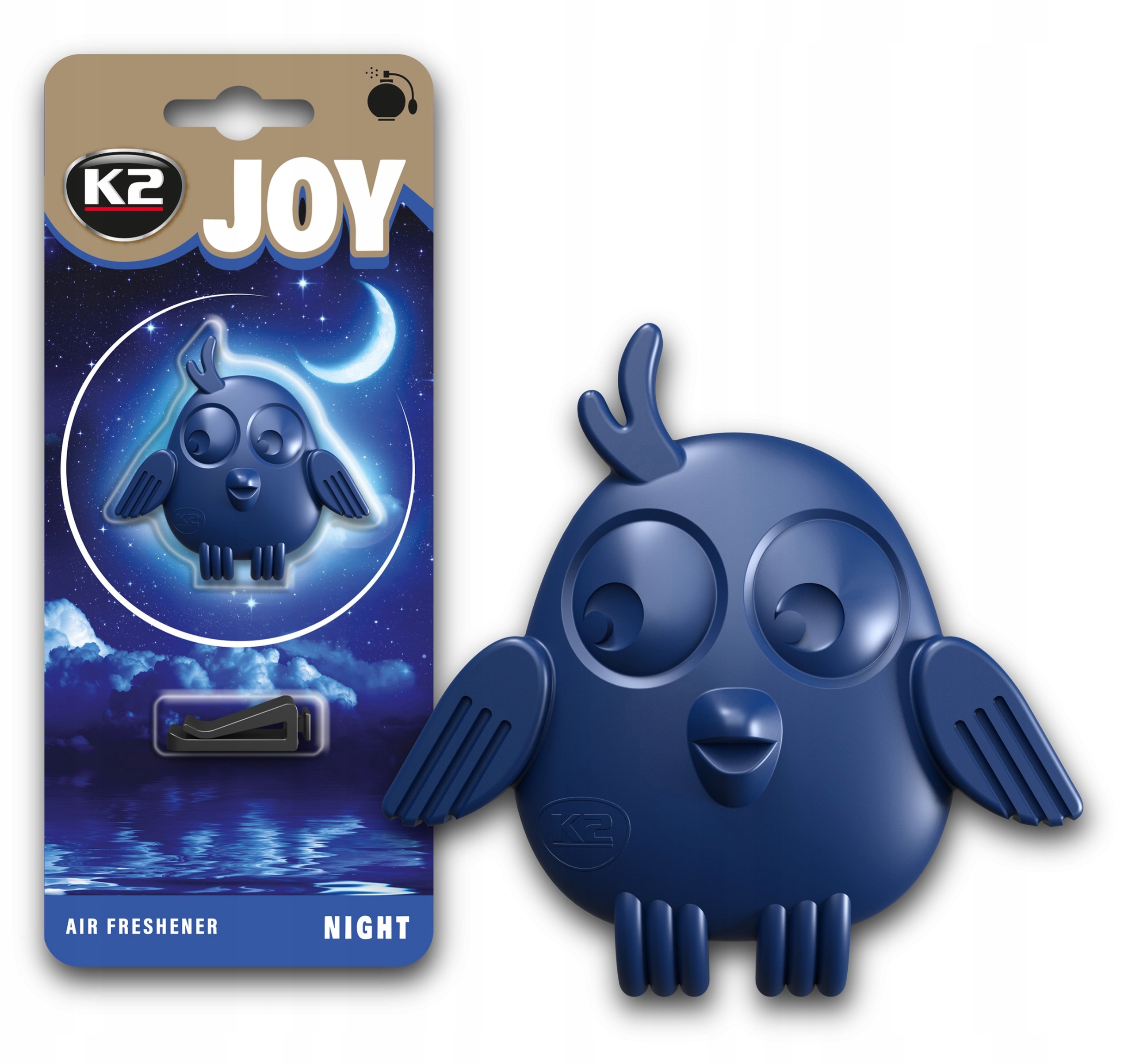 K2 V893 Joy Night zapach polimerowy w kratkę nawiewu bergamotka irys
