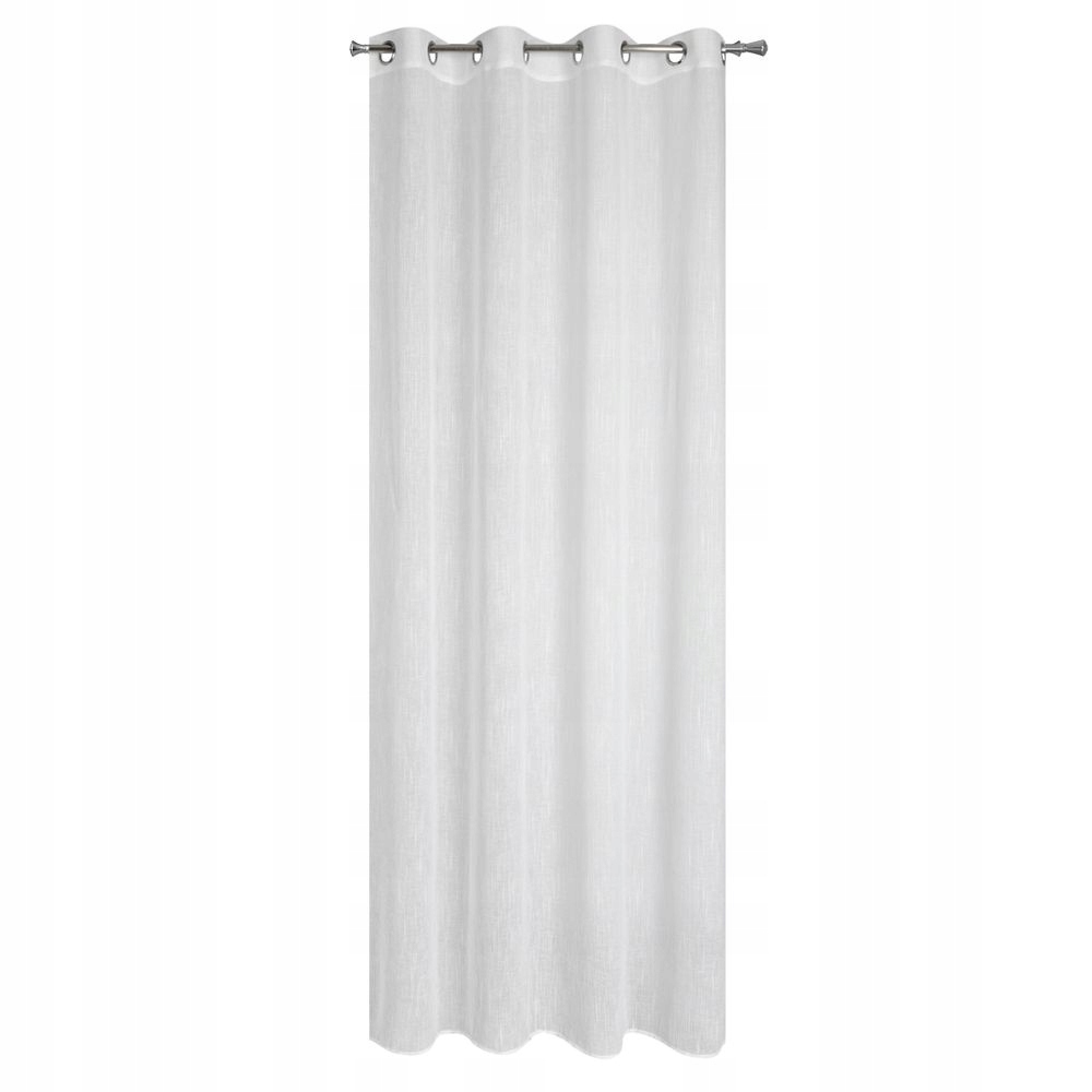 

Firana gotowa na przelotkach Carla 140x250 biała