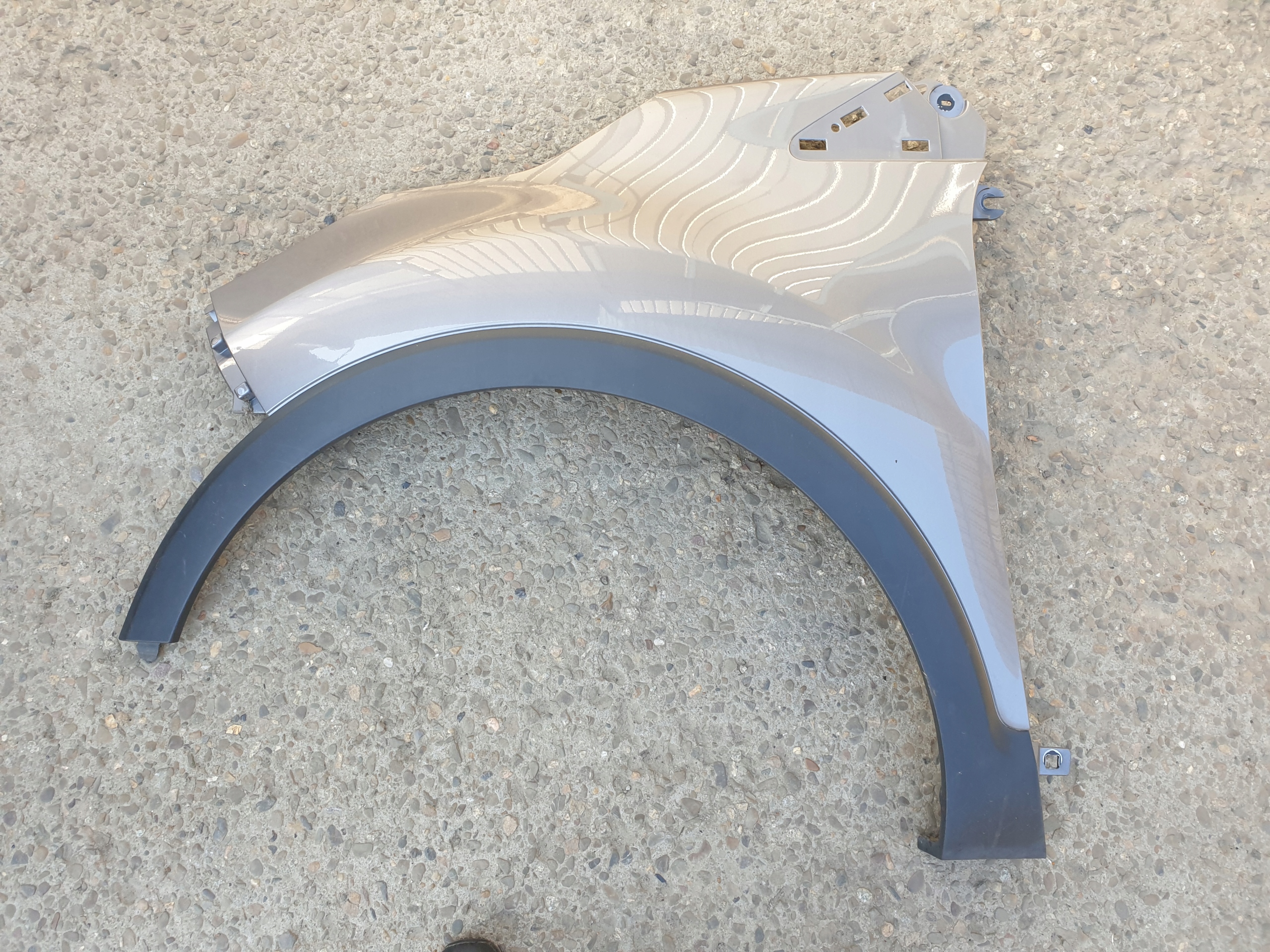 bumper bonnet fender support panel for radiators lights RENAULT CAPTUR and 2013- colour BIXNK