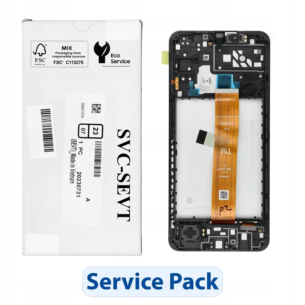 ServicePack LCD displej pro Samsung A04s A047F GH82-29806A