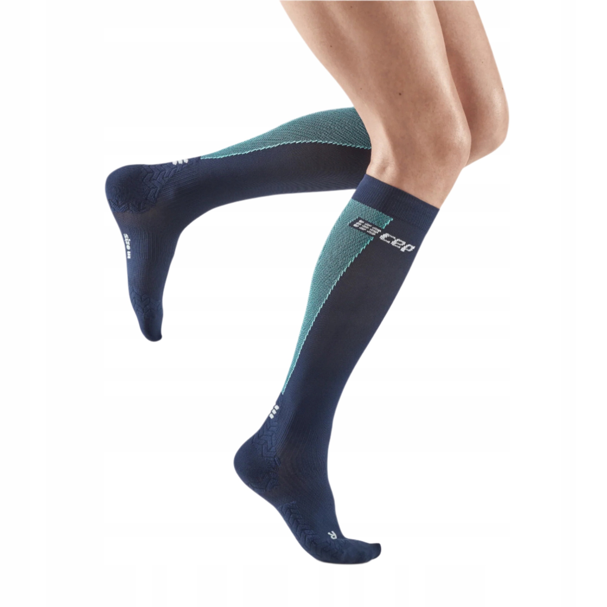 Damskie Skarpety kompresyjne Cep Ultralight Tall v3 Lekkie Podkolanówki II