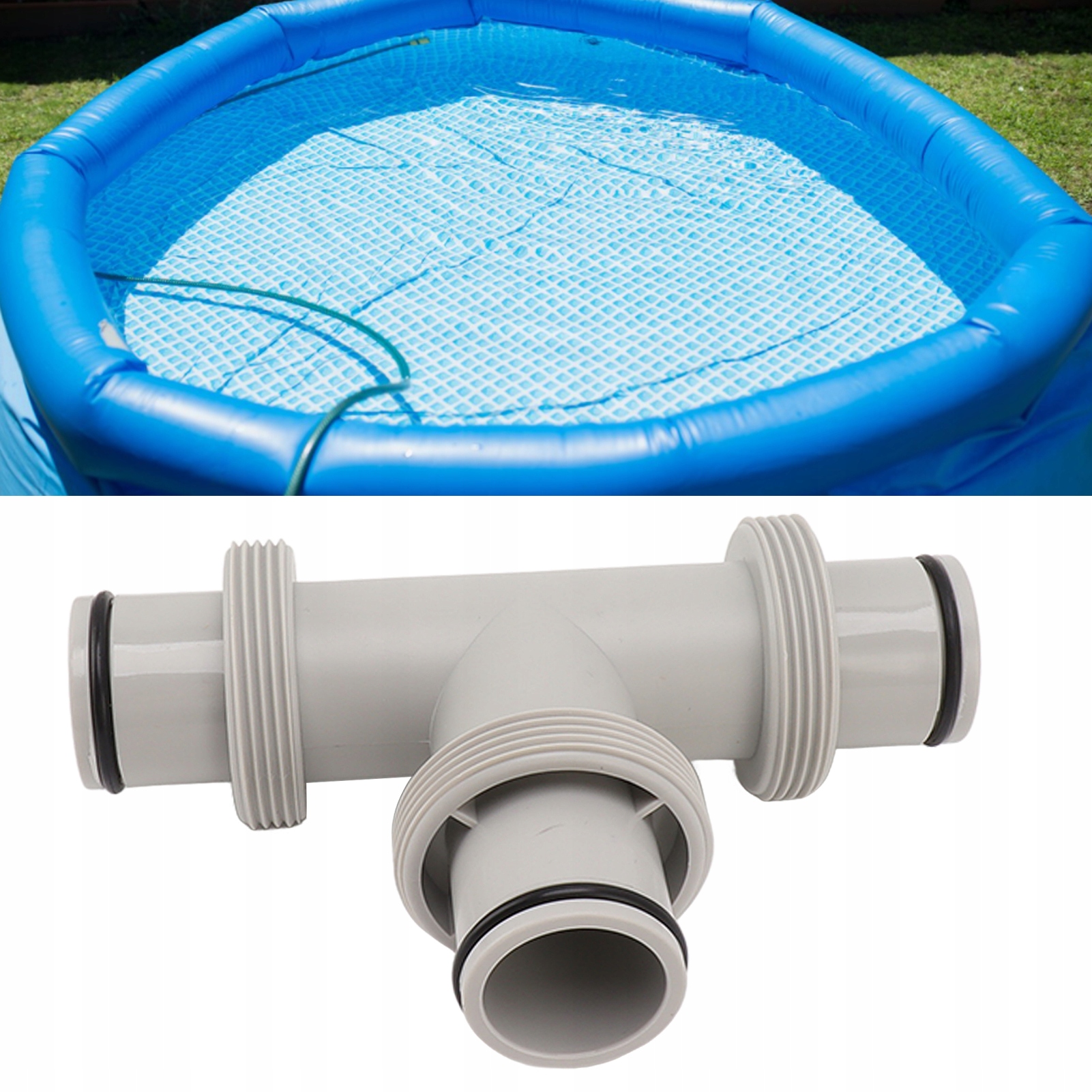 ROZDZIELACZ TRÓJNIK RURY BASENOWEJ 38MM INTEX Długość 18 cm