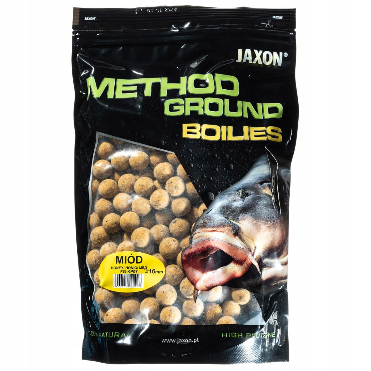 Kulki Proteinowe Method Ground Miód 1kg 16mm Na Karpie I Amury