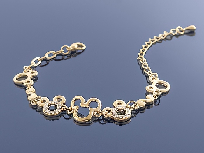 

Złota bransoletka Charms