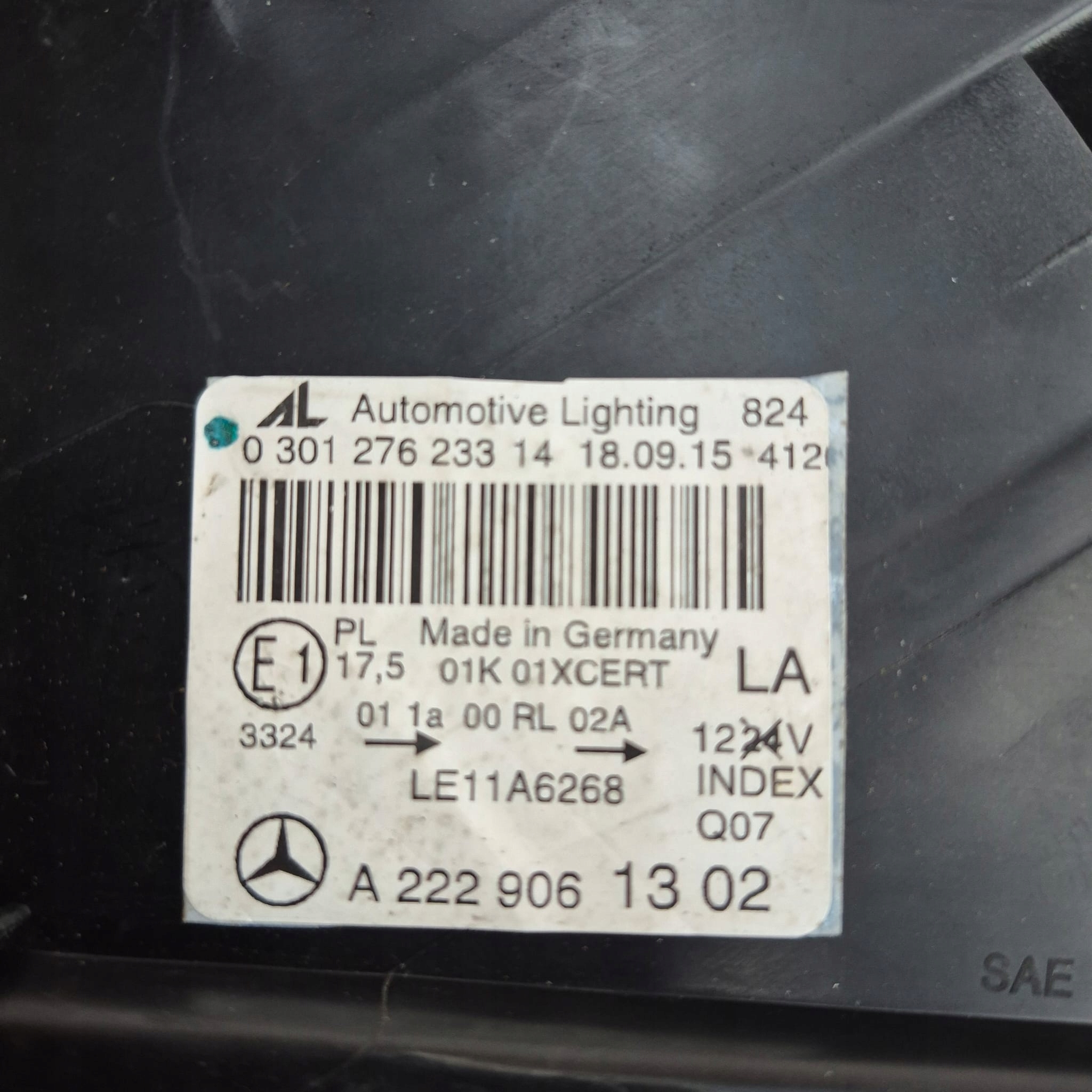 MERCEDES S KLASA W222 13- light left front FULL LED ILS NIGHT VISION