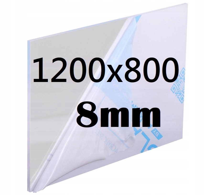 Plexi Plexi Plexi Plexa na míru 120 cm x 80 cm x 8 mm
