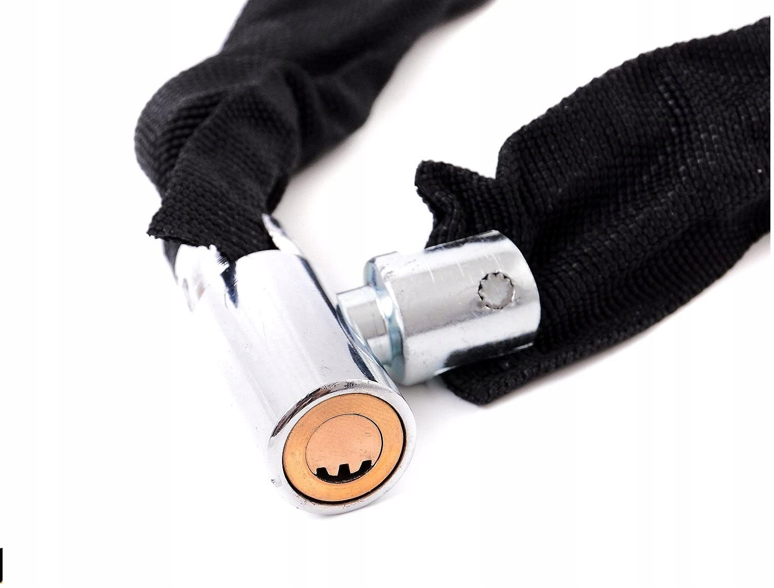 MOCNE ZAPIĘCIE ROWEROWE ŁAŃCUCH Blokada NA ROWER HULAJNOGE SKUTER Typ zamka na kluczyk