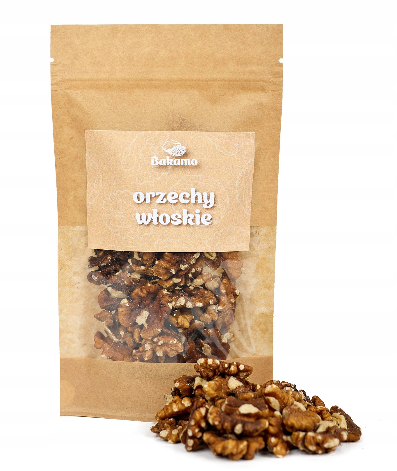 Vlašské ořechy 1000g Loupané čerstvé přírodní Kvalita 1kg Bakamo