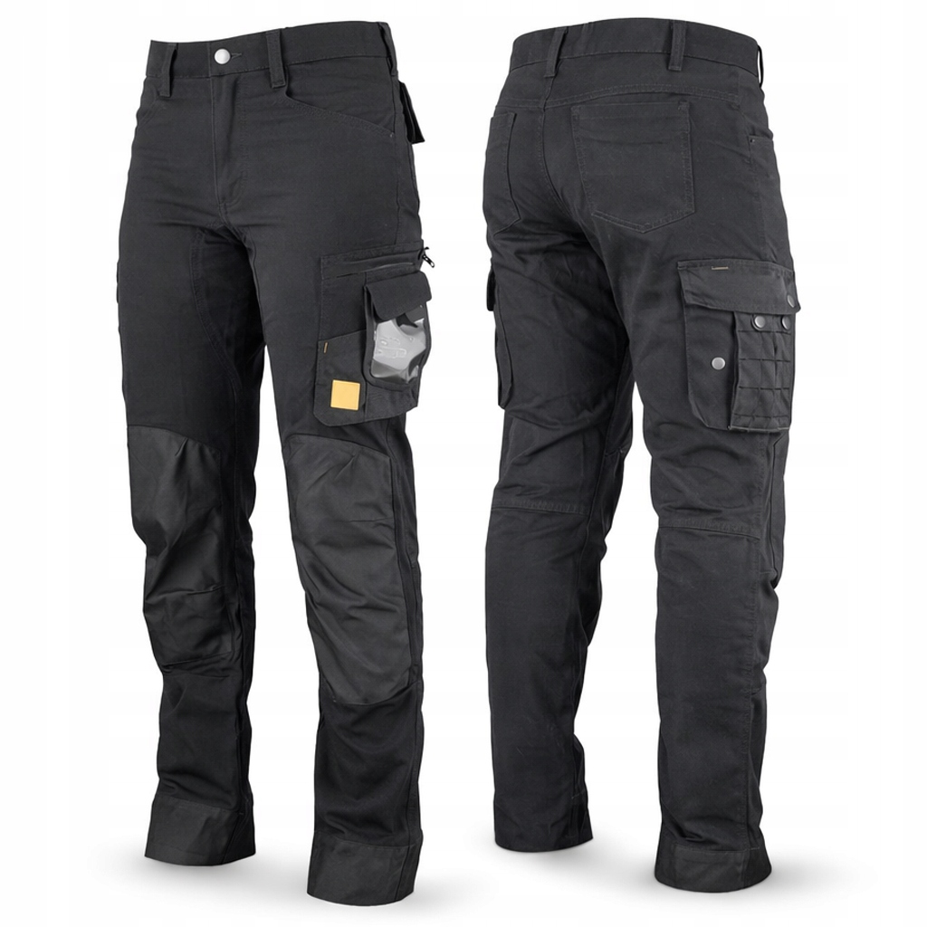Spodnie robocze męskie Bawełniane Elastyczne stretch Mocne do pasa