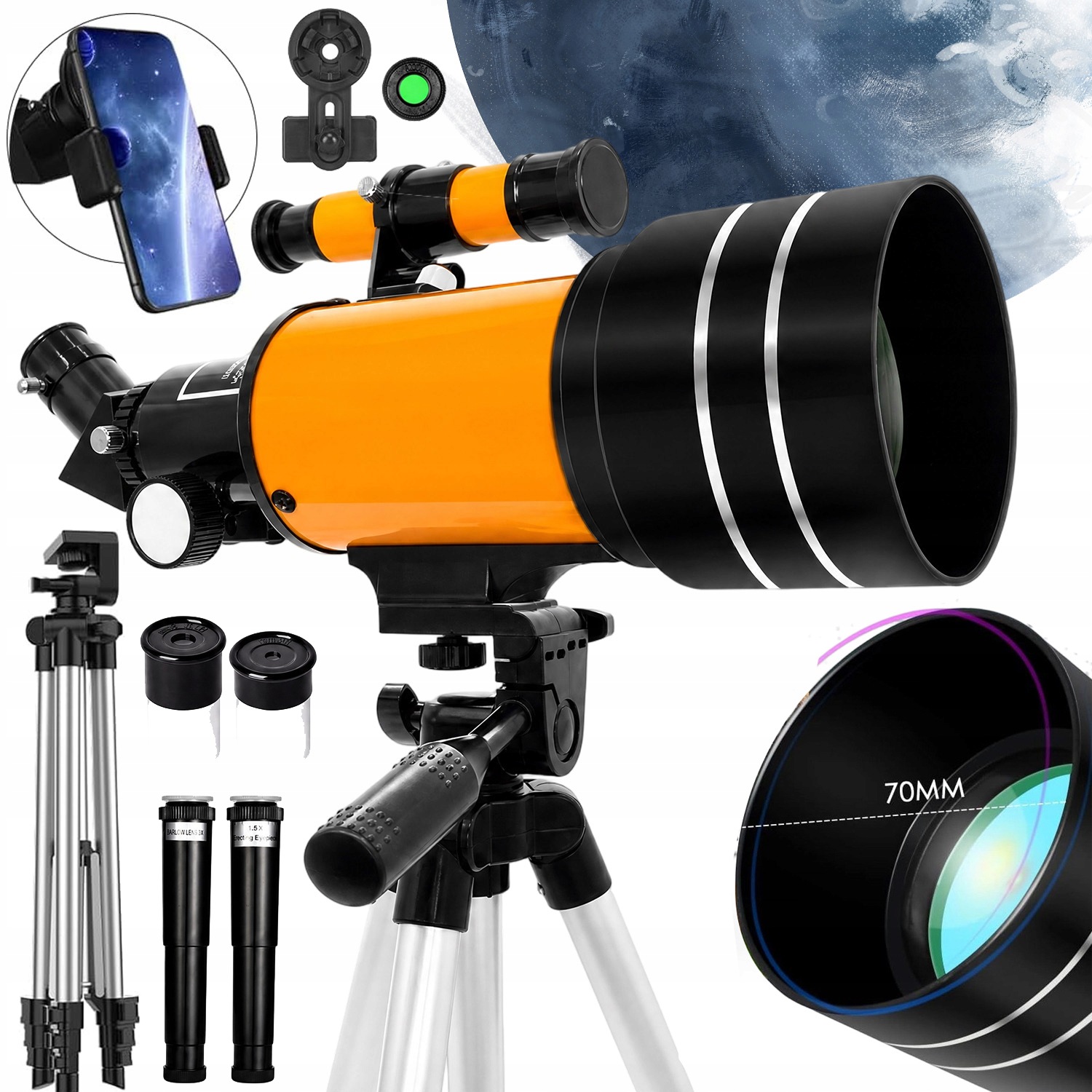 Astronomický Teleskop Pro Děti, Dárky, Skládací Přenosný Stargazing