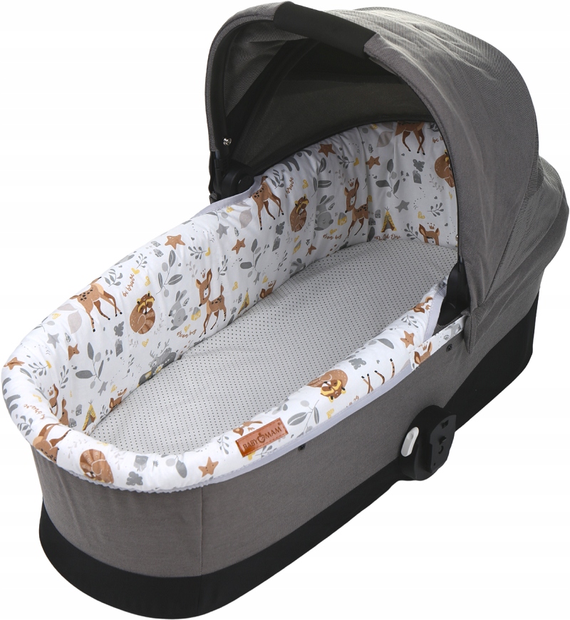 WKŁADKA DO WÓZKA GONDOLI + PRZEŚCIERADŁO ZESTAW BABYMAM Kolor dominujący inny