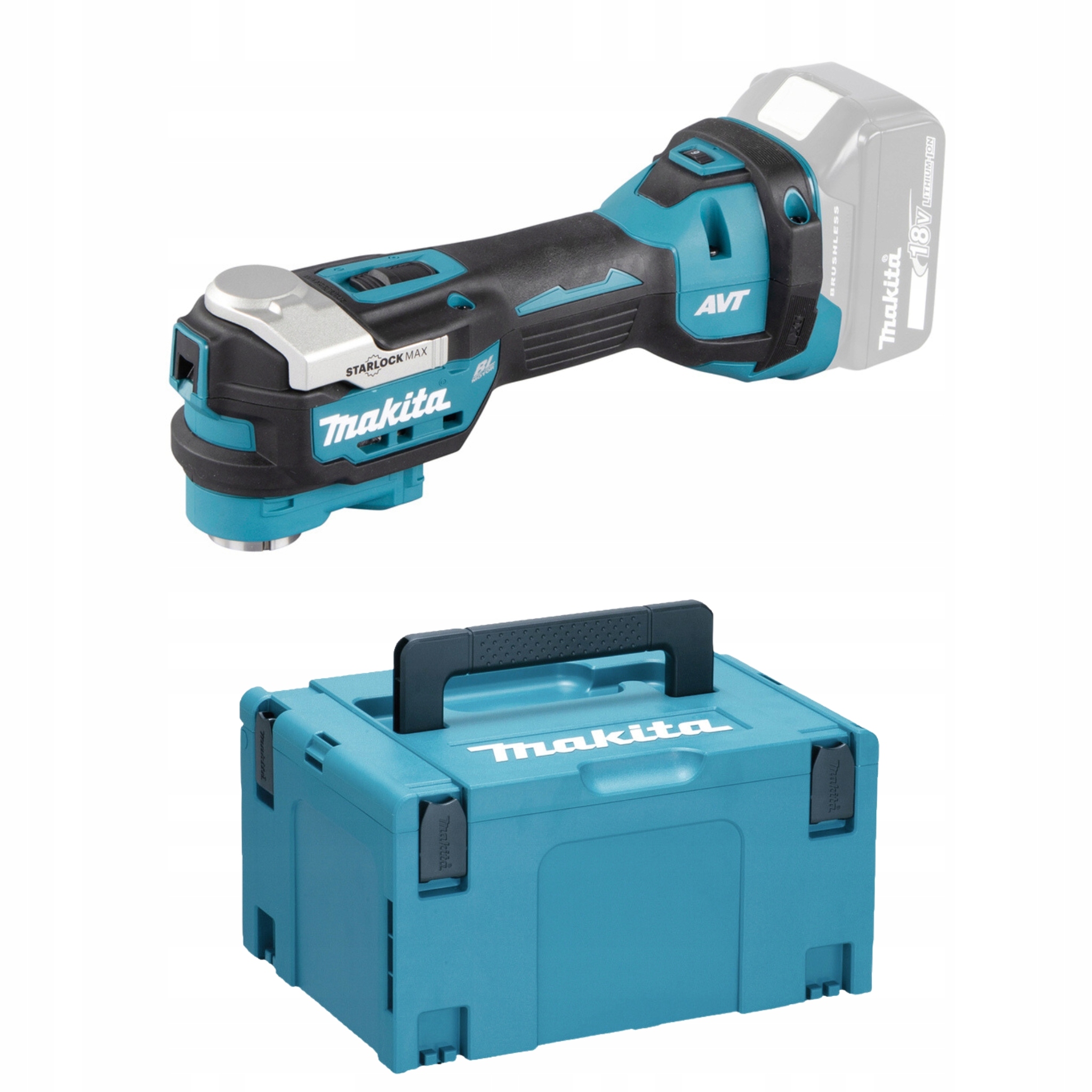 Makita multifunkční nástroj 18V DTM52ZJ multitool Starlock DTM52 Makpac