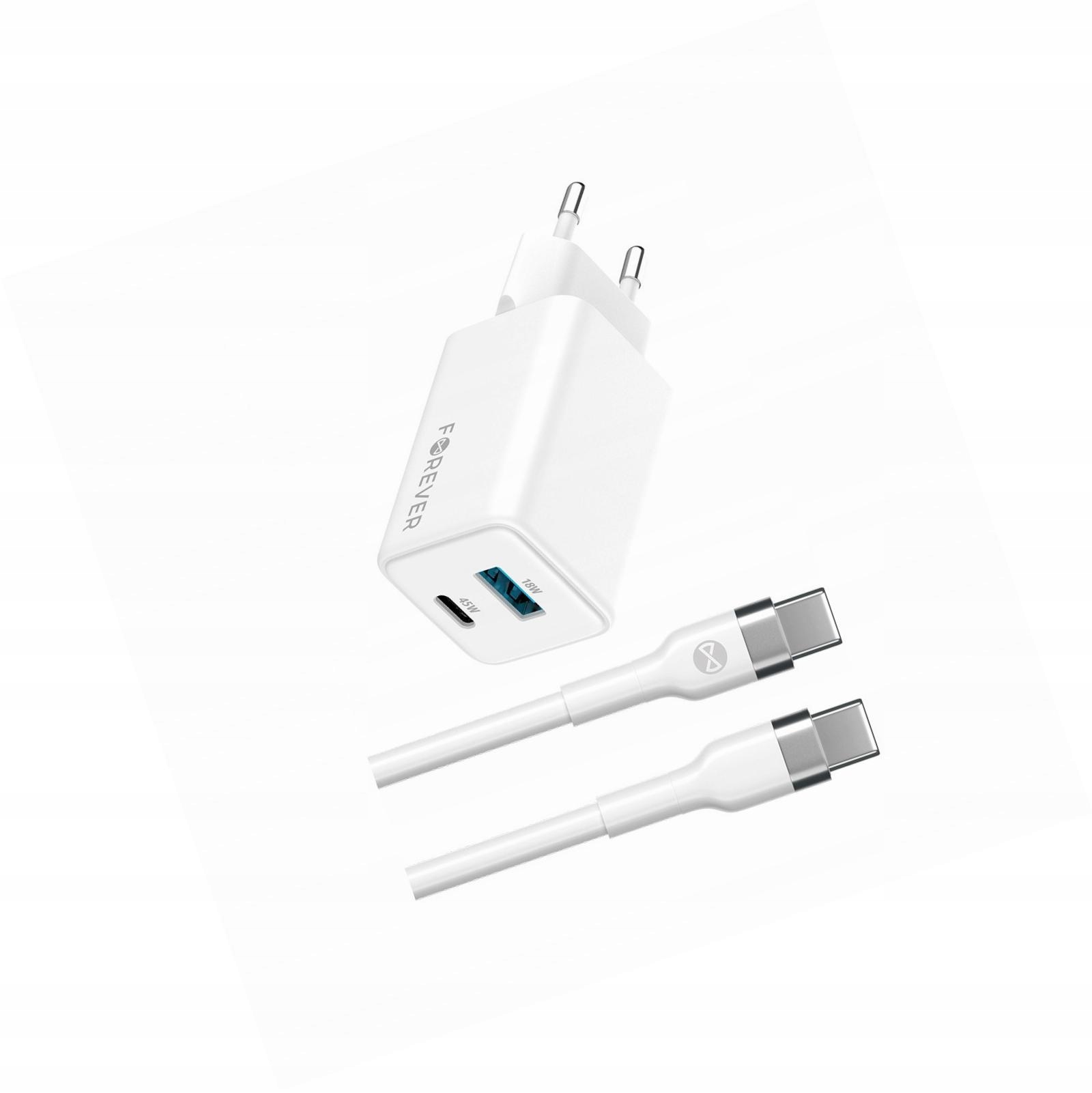 Szybka ładowarka GaN 45W Usb-c z kablem do Motorola Moto G24