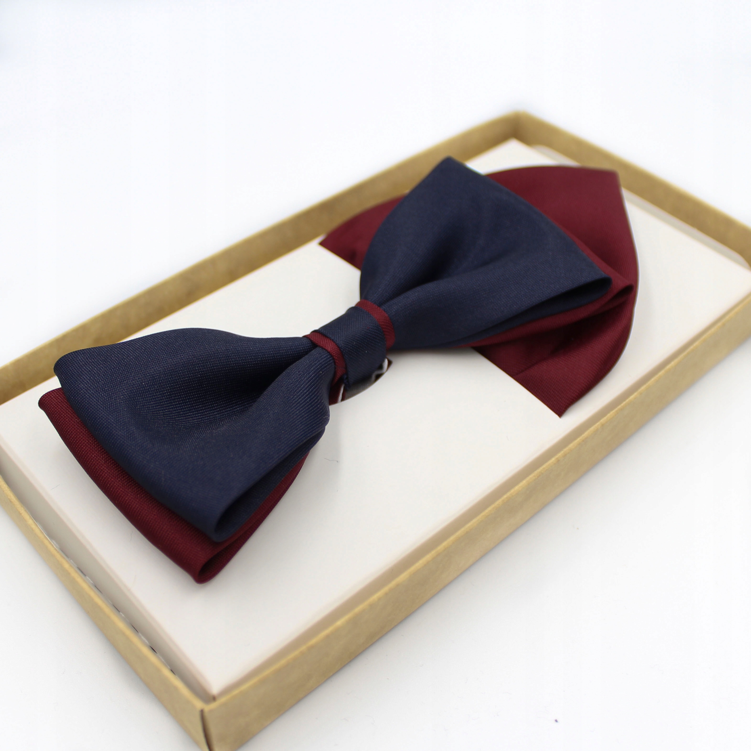 MUSZKA GRANATOWO BORDOWA DO GARNITURU ELEGANCKA