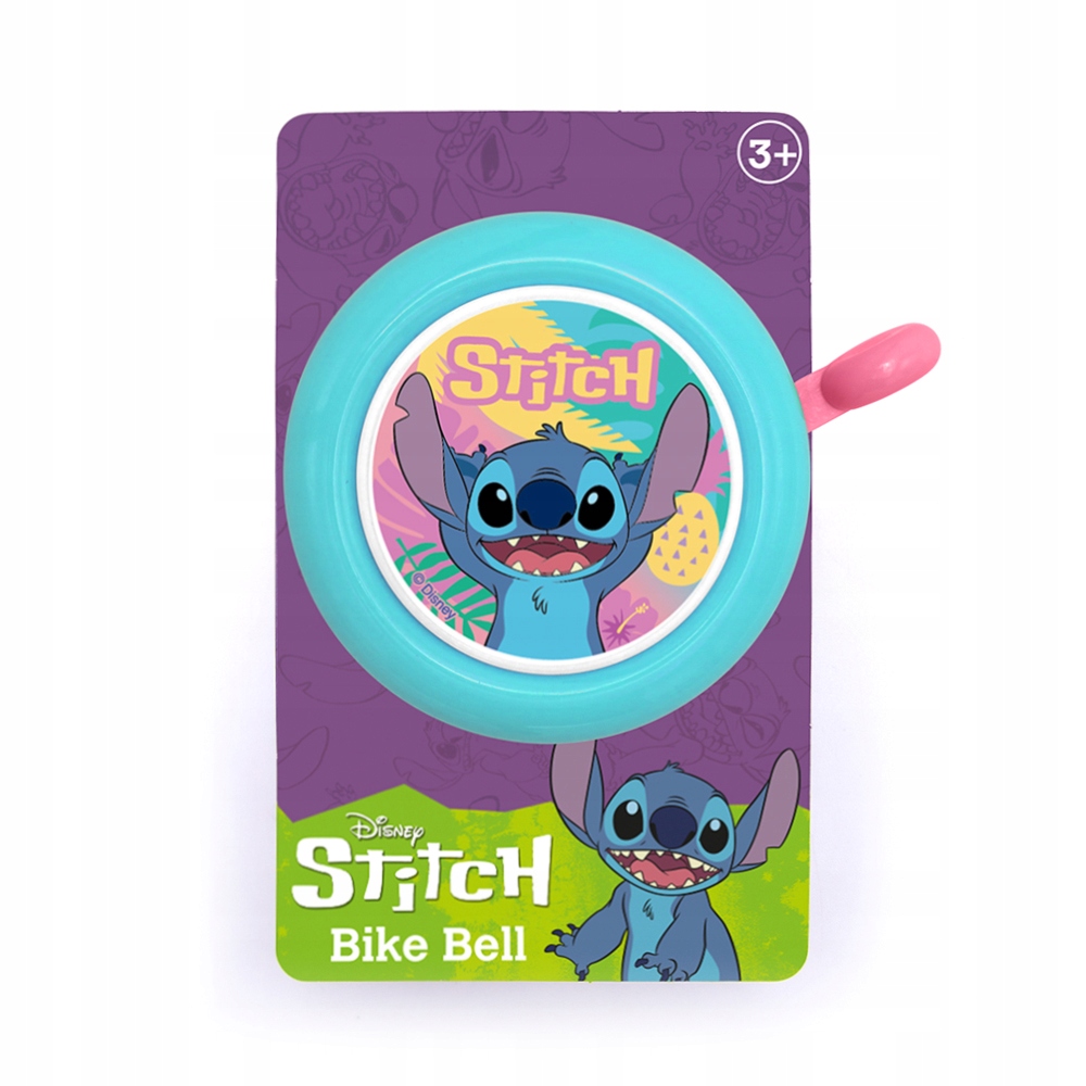 DZWONEK DO ROWERU ROWEROWY NA HULAJNOGĘ KIEROWNICĘ STITCH STICZ DISNEY