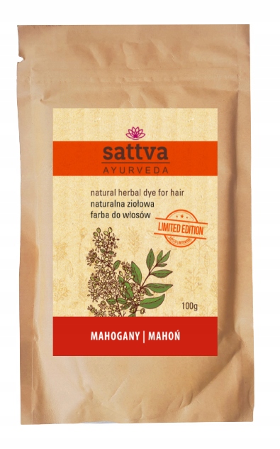 

Sattva Henna Farba Mahoń Edycja Limitowana 100g