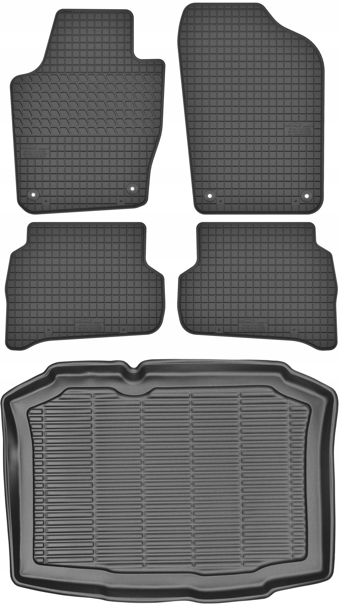 Seat Ibiza IV Hb 2008-2017 Gumové stierače rohož batožinového priestoru