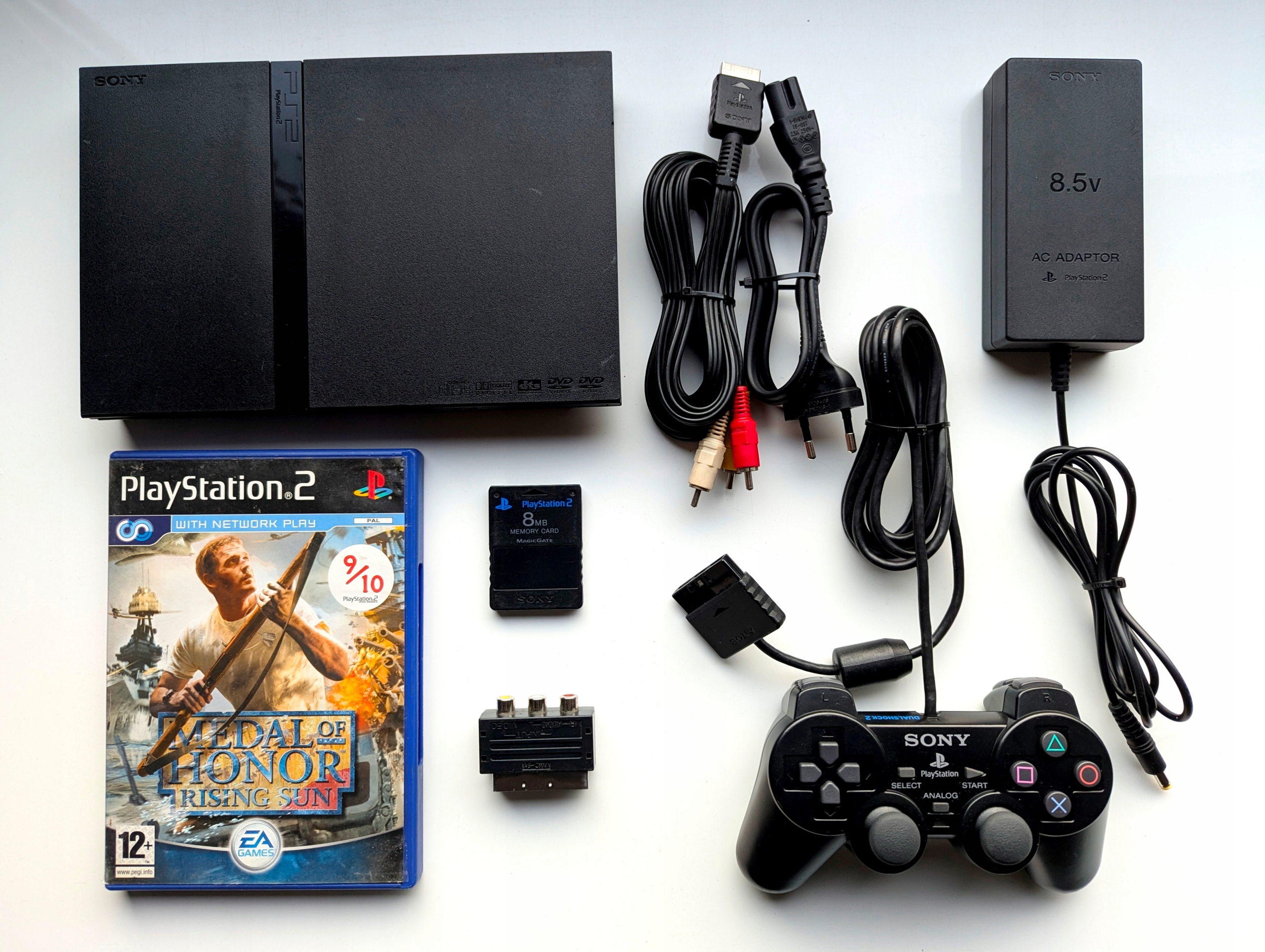 KONSOLA Sony PlayStation 2 SCPH 77004 (PS2) w wersji PAL