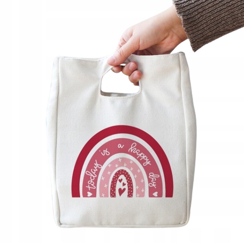 TERMICZNA TORBA TOREBKA NA LUNCH TĘCZA v6