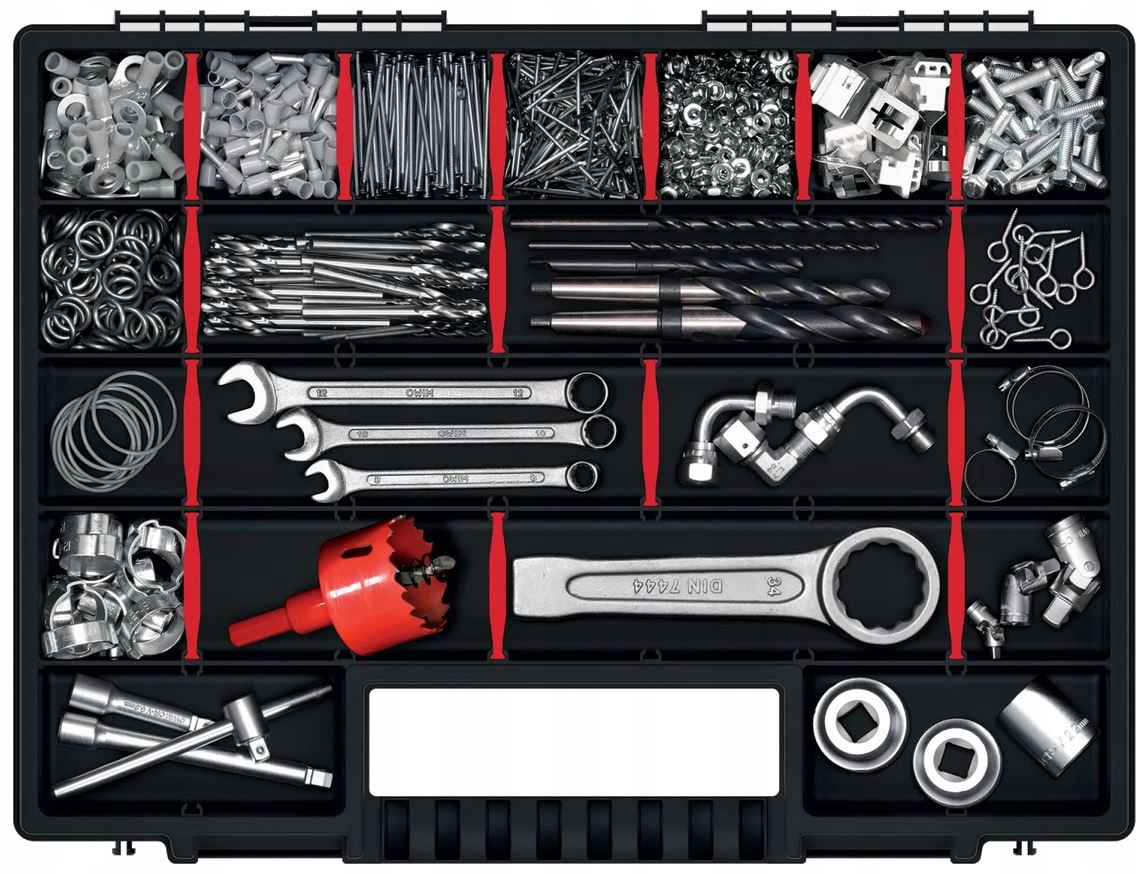 KISTENBERG ORGANIZER SKRZYNKA NA ŚRUBKI 32 KOMÓR Marka Prosperplast