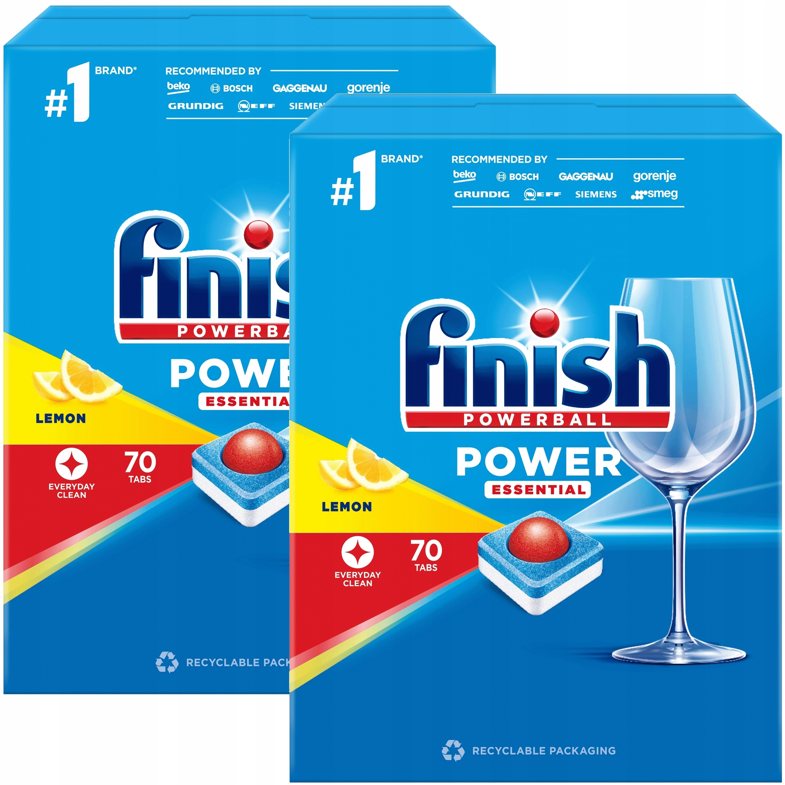 tablety do myčky Finish Power Essential s citronovou Citron 140 Kusů