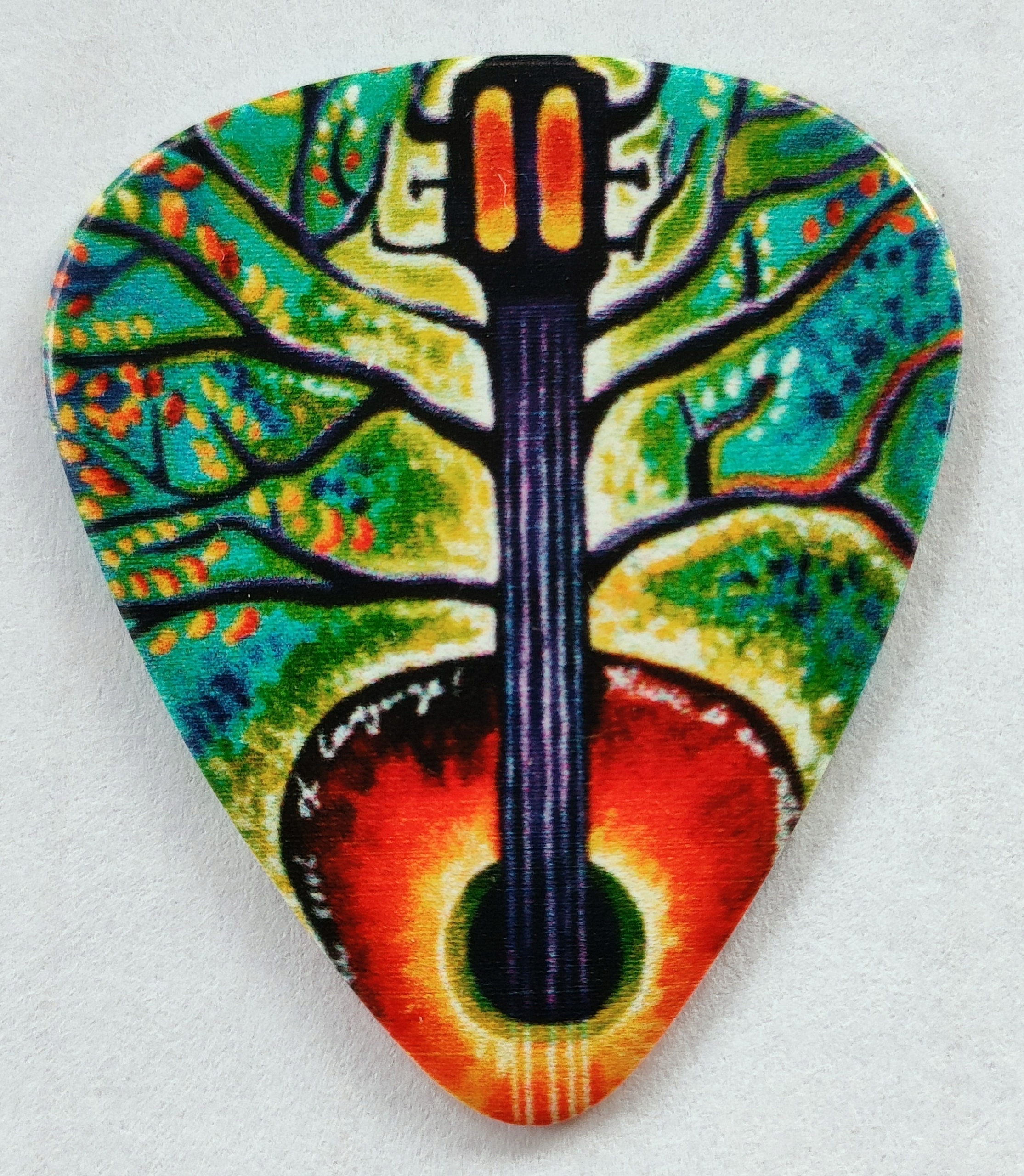 KOSTKA DO GITARY - PIÓRKO - MATOWE - ROZMIAR 0,96 mod 4