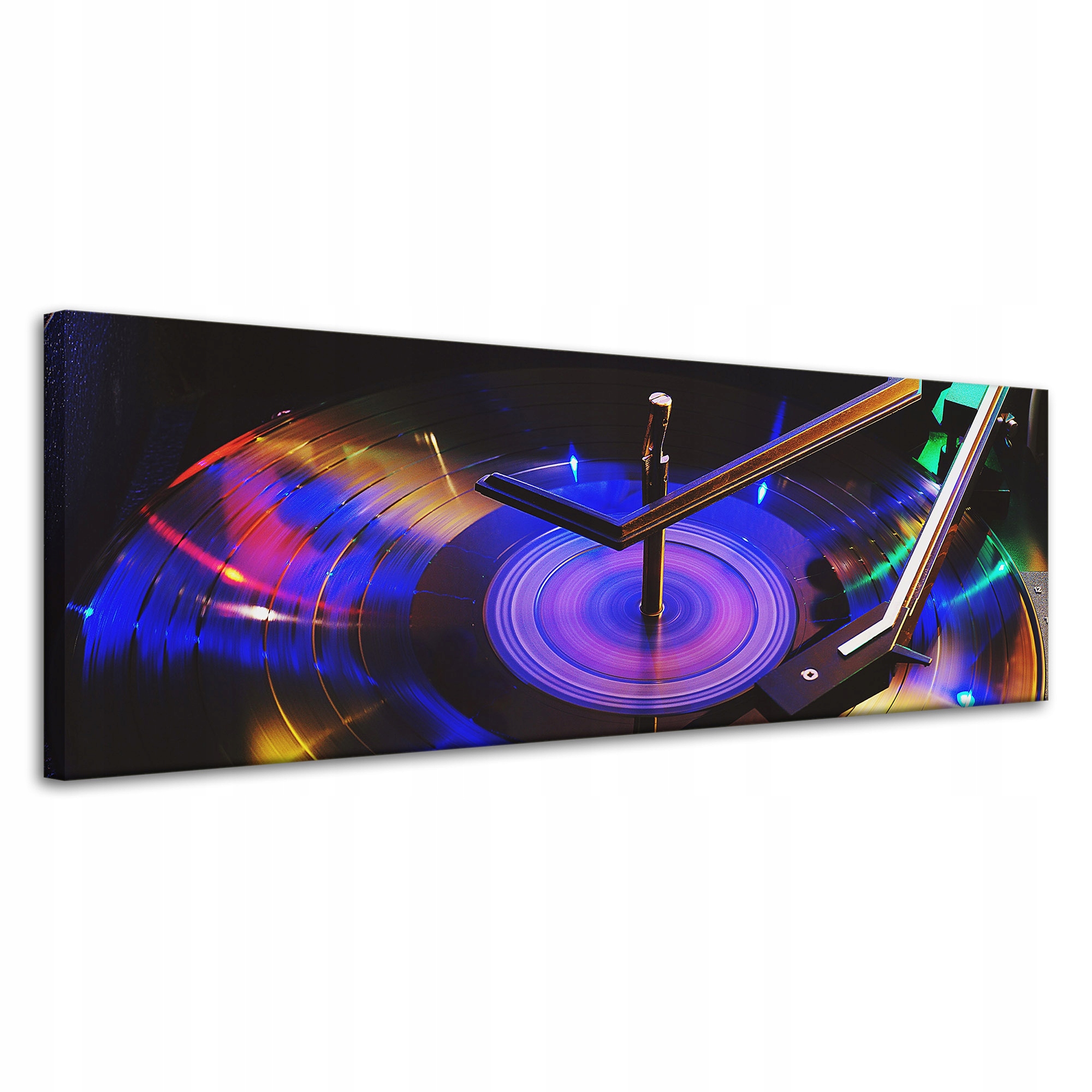 Obraz na plátně hudba Gramofon Led 120x40