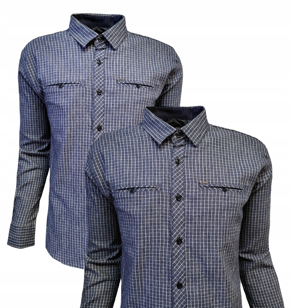 Pánská sportovní kostkovaná košile s jemným flanelem Bagarda XXL