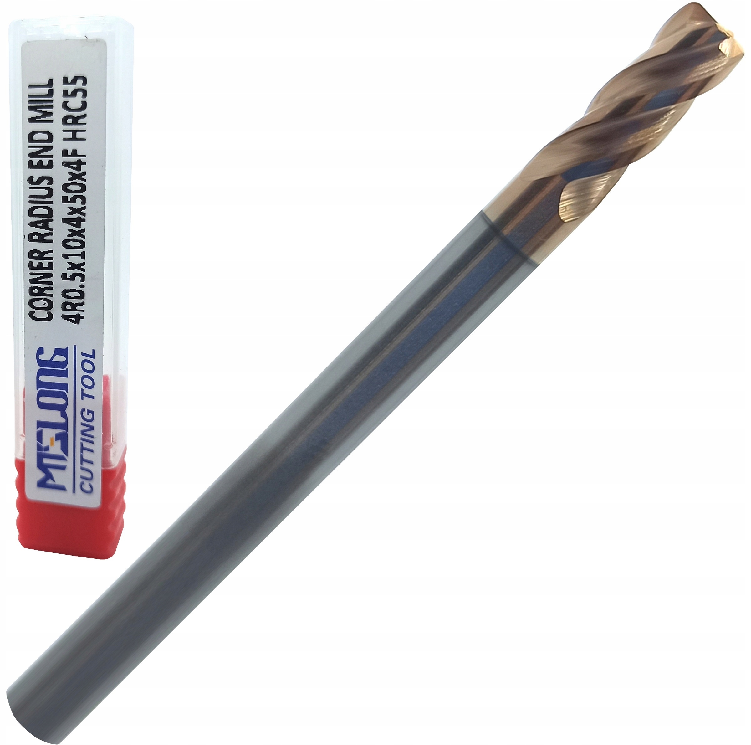 FREZ TORUSOWY VHM fi 4 R0,5 55HRC MTS PROMIENIOWY