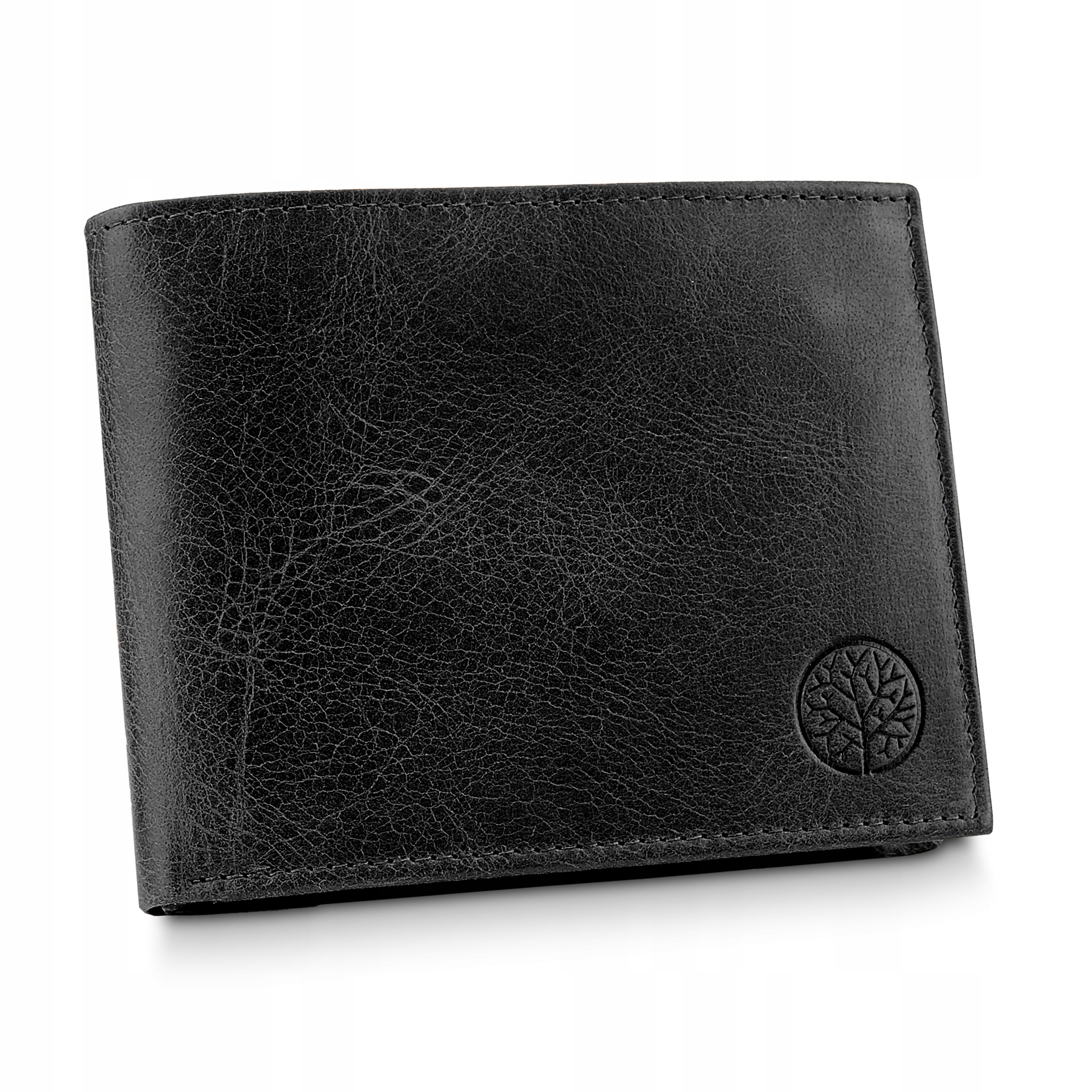 

Betlewski Duży pojemny portfel męski skórzany Rfid