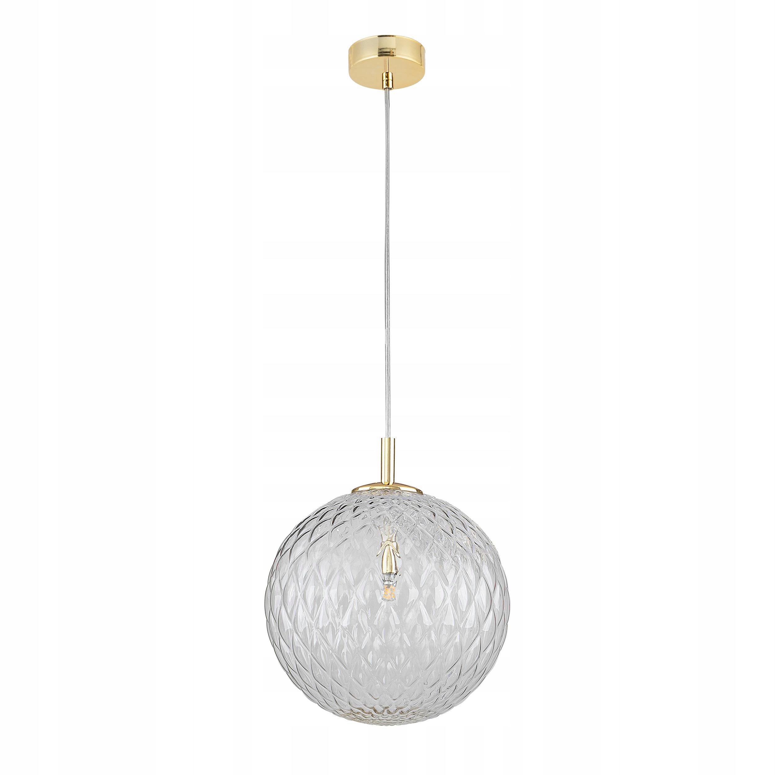 Závěsné svítidlo Cadix 1xG9 Zlaté 30cm moderní glamour do obývacího pokoje