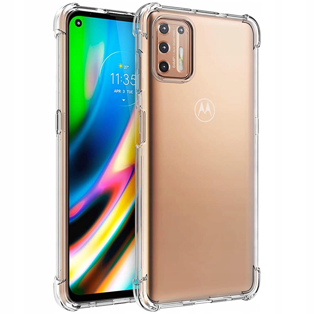 

Etui Pancerne bezbarwne do Motorola Moto G9 Plus